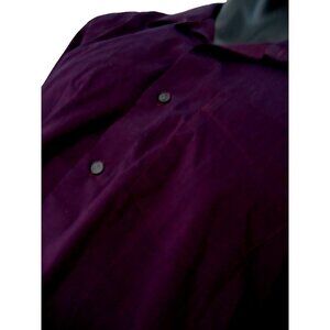 Van Huesen DarkPurple, Ceremony Men's Shirt sz XXL 18 Stretch. ck measurement